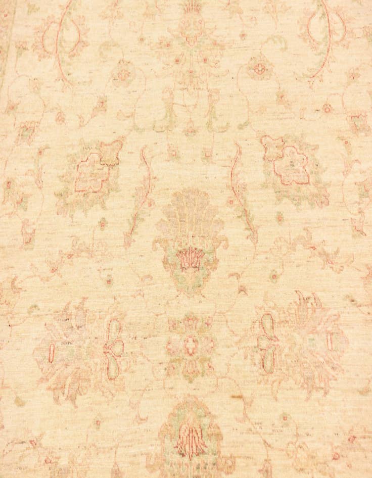 Detail image of  5' 10 x 8'  Hand Knotted Peshawar Ziegler Rug