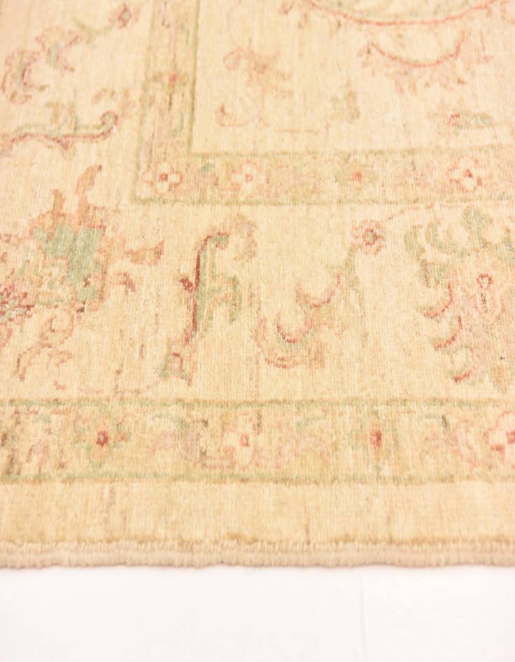 Detail image of  5' 10 x 8'  Hand Knotted Peshawar Ziegler Rug