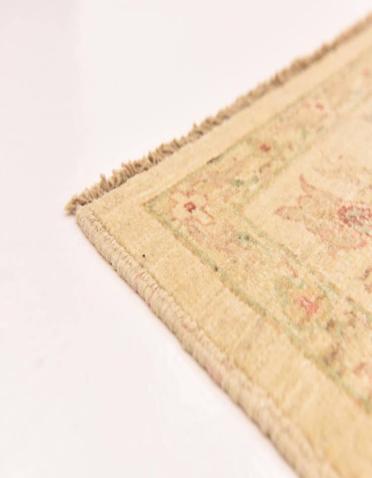 Detail image of  5' 10 x 8'  Hand Knotted Peshawar Ziegler Rug