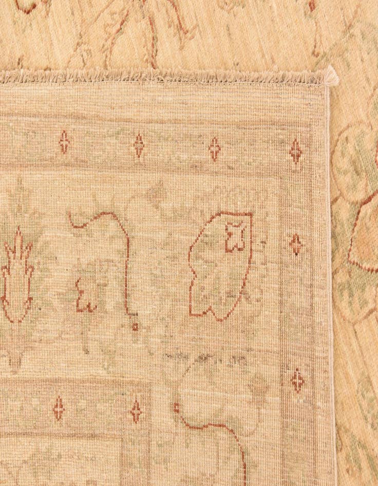 Detail image of  5' 8 x 7' 10  Hand Knotted Peshawar Ziegler Rug
