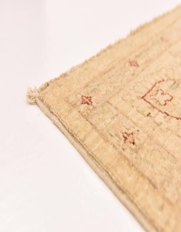 Detail image of  5' 8 x 7' 10  Hand Knotted Peshawar Ziegler Rug