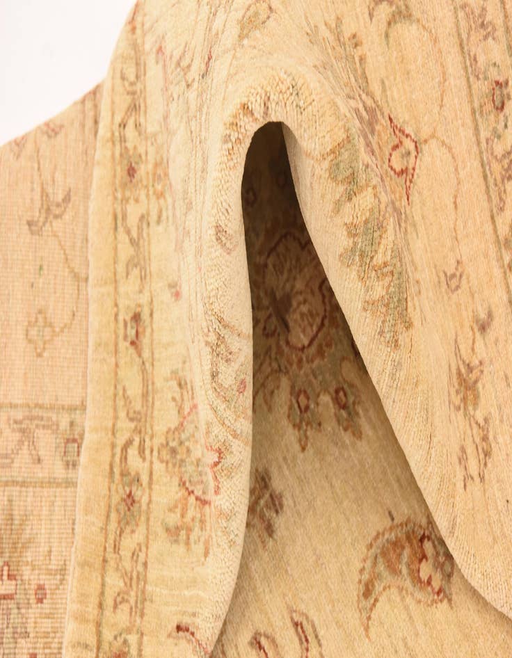 Detail image of  5' 8 x 7' 9  Hand Knotted Peshawar Ziegler Rug