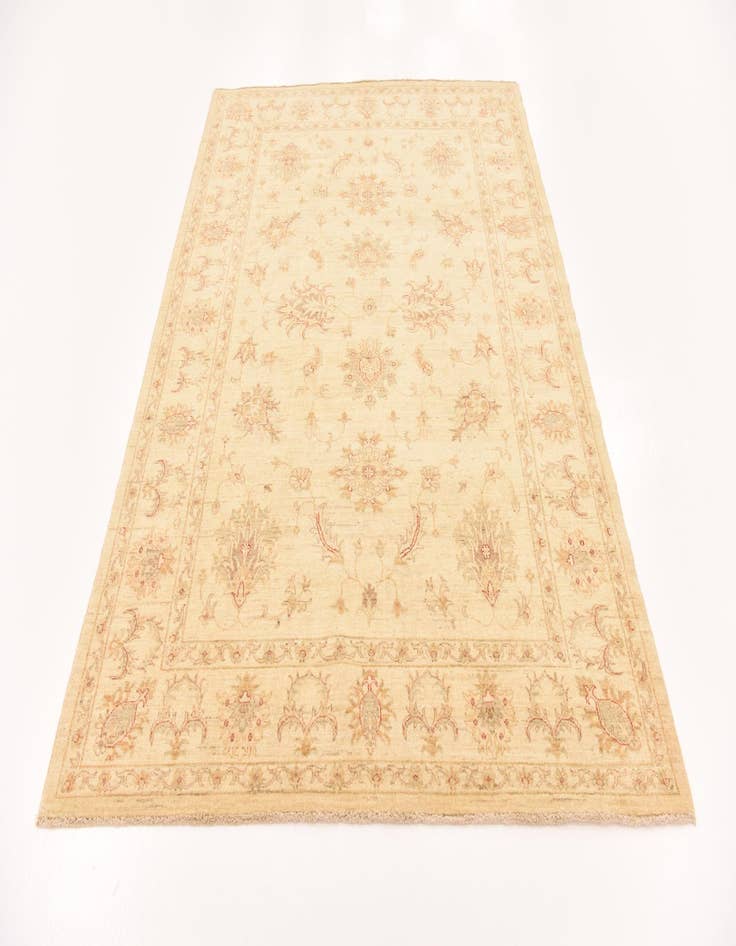 Detail image of  5' 8 x 7' 9  Hand Knotted Peshawar Ziegler Rug