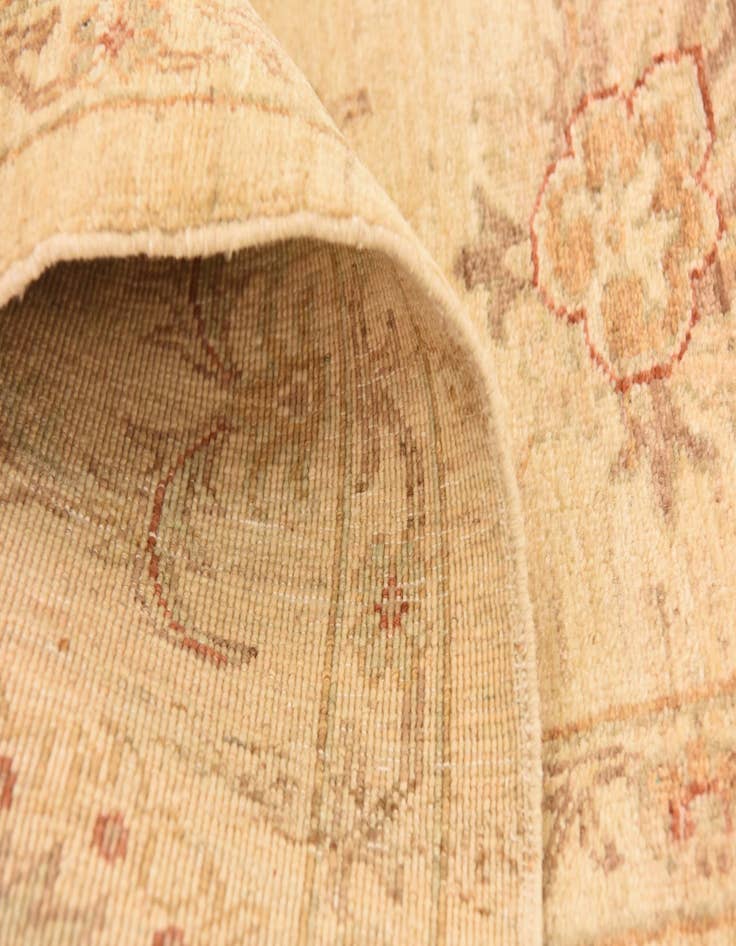 Detail image of  5' 8 x 7' 9  Hand Knotted Peshawar Ziegler Rug