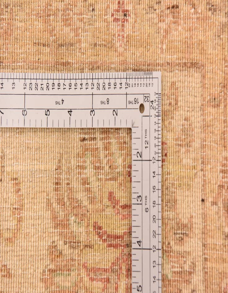 Detail image of  5' 7 x 7' 7  Hand Knotted Peshawar Ziegler Rug