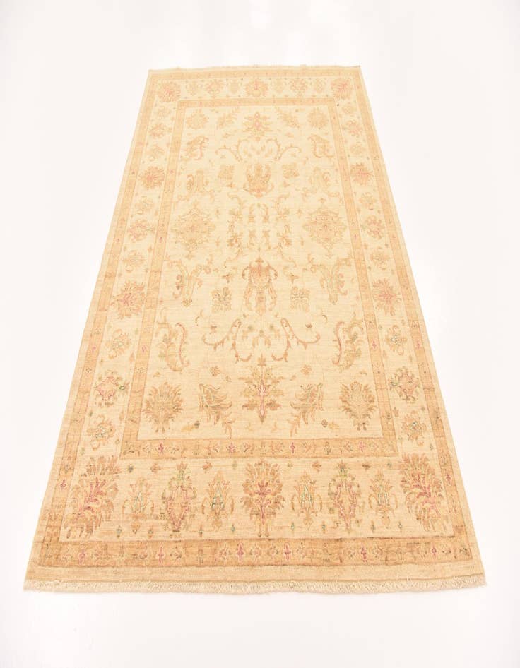 Detail image of  5' 7 x 7' 7  Hand Knotted Peshawar Ziegler Rug