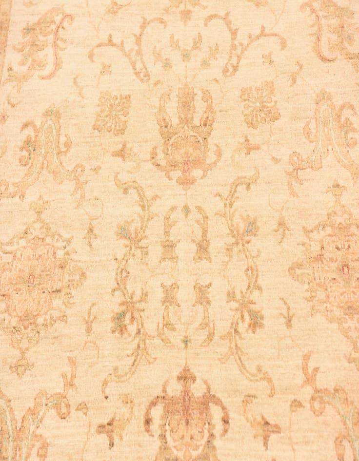 Detail image of  5' 7 x 7' 7  Hand Knotted Peshawar Ziegler Rug