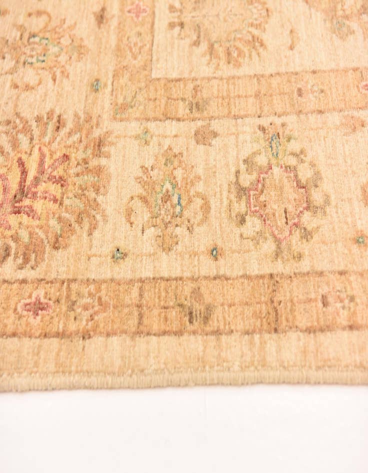 Detail image of  5' 7 x 7' 7  Hand Knotted Peshawar Ziegler Rug