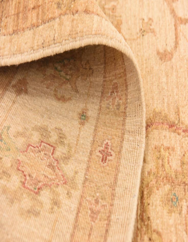 Detail image of  5' 7 x 7' 7  Hand Knotted Peshawar Ziegler Rug