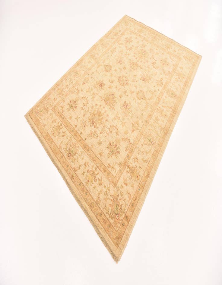 Detail image of  5' 7 x 7' 9  Hand Knotted Peshawar Ziegler Rug