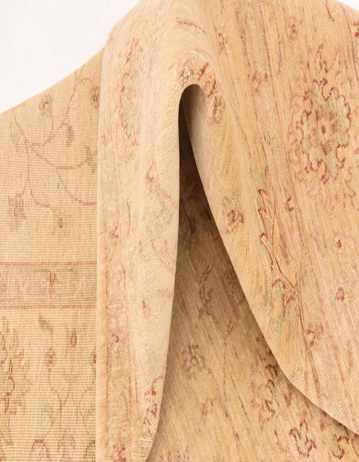 Detail image of  5' 7 x 8' 2  Hand Knotted Peshawar Ziegler Rug