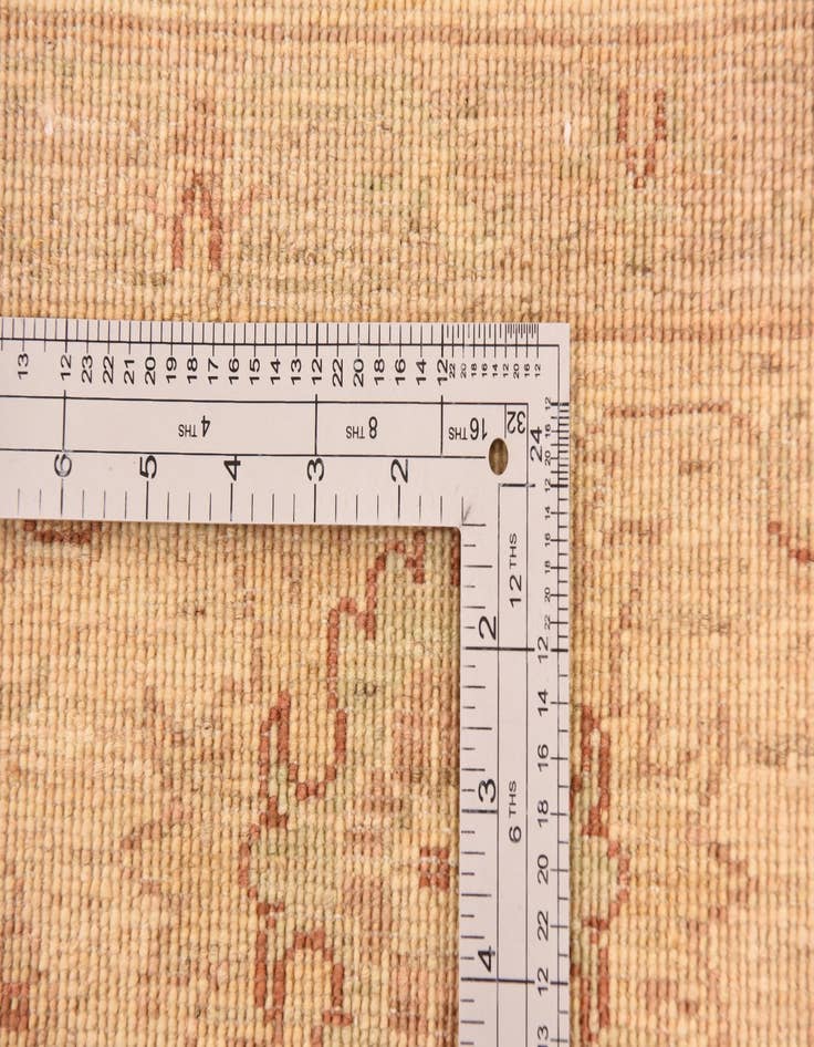 Detail image of  5' 7 x 8' 2  Hand Knotted Peshawar Ziegler Rug