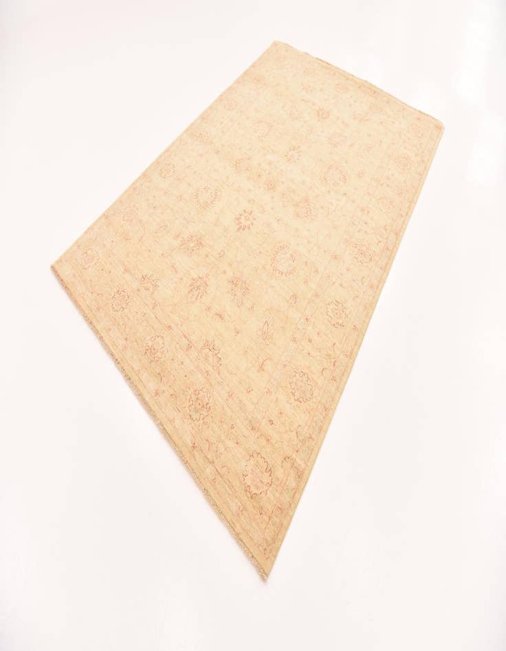 Detail image of  5' 7 x 8' 2  Hand Knotted Peshawar Ziegler Rug