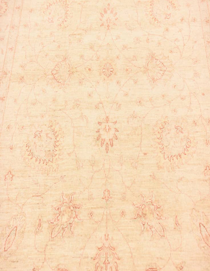 Detail image of  5' 7 x 8' 2  Hand Knotted Peshawar Ziegler Rug