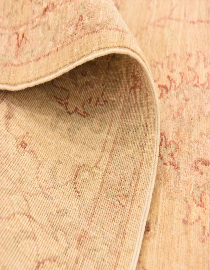 Detail image of  5' 7 x 8' 2  Hand Knotted Peshawar Ziegler Rug