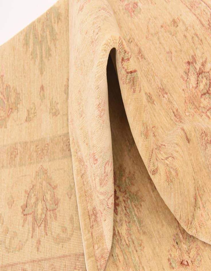 Detail image of  5' 7 x 8'  Hand Knotted Peshawar Ziegler Rug