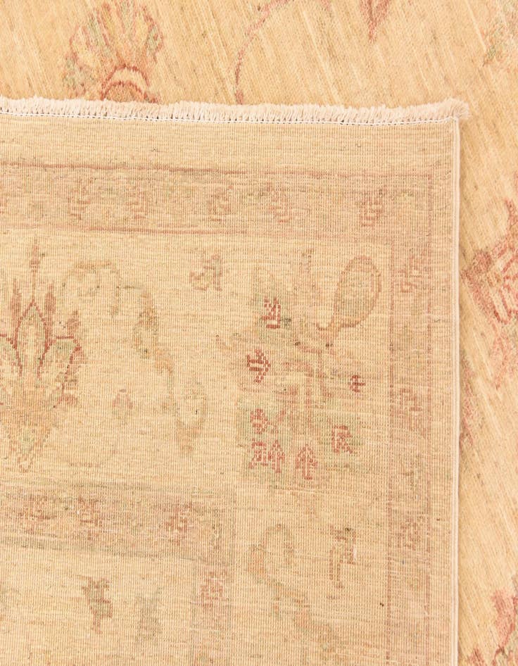 Detail image of  5' 7 x 8'  Hand Knotted Peshawar Ziegler Rug