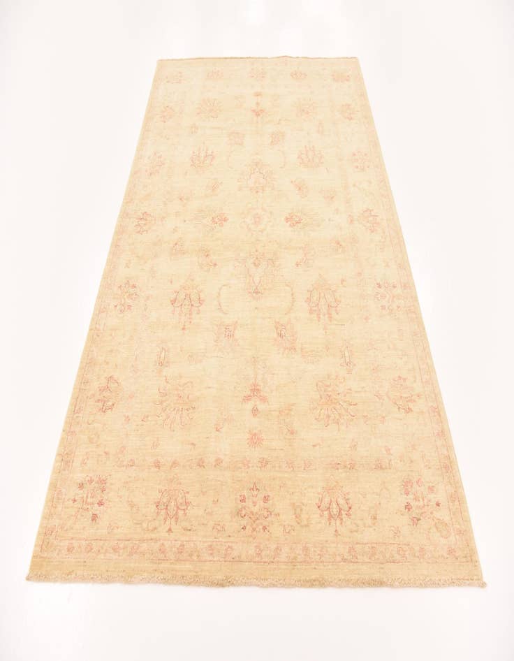 Detail image of  5' 7 x 8'  Hand Knotted Peshawar Ziegler Rug