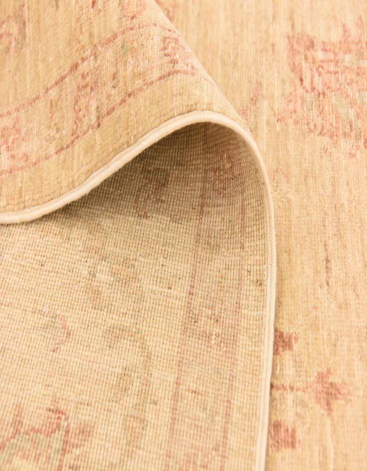 Detail image of  5' 7 x 8'  Hand Knotted Peshawar Ziegler Rug