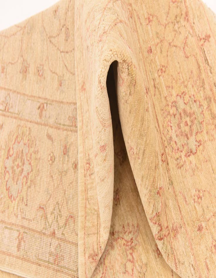 Detail image of  5' 8 x 7' 9  Hand Knotted Peshawar Ziegler Rug