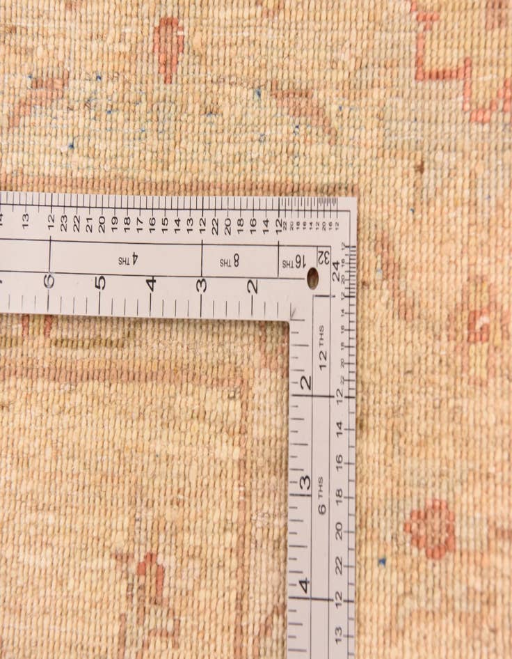 Detail image of  5' 8 x 7' 9  Hand Knotted Peshawar Ziegler Rug