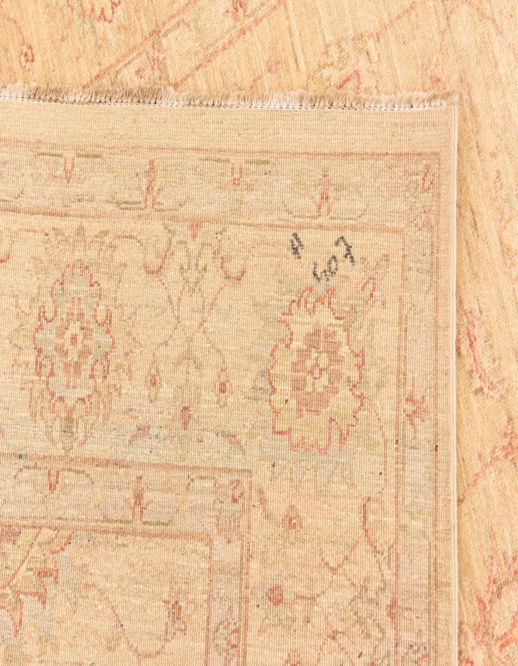 Detail image of  5' 8 x 7' 9  Hand Knotted Peshawar Ziegler Rug