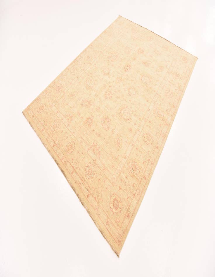 Detail image of  5' 8 x 7' 9  Hand Knotted Peshawar Ziegler Rug