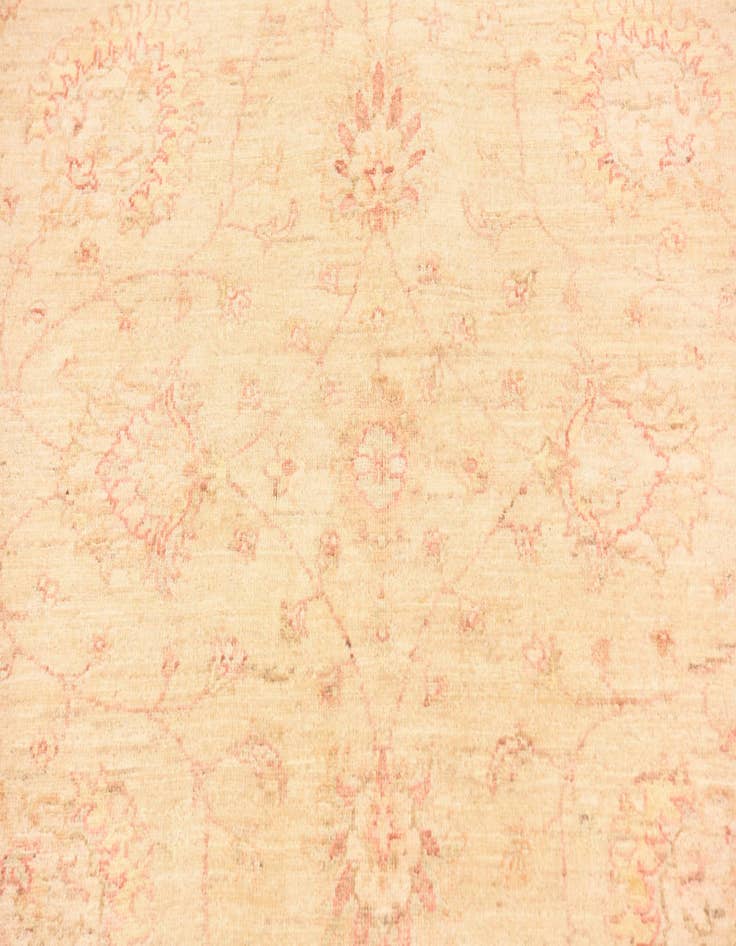 Detail image of  5' 8 x 7' 9  Hand Knotted Peshawar Ziegler Rug
