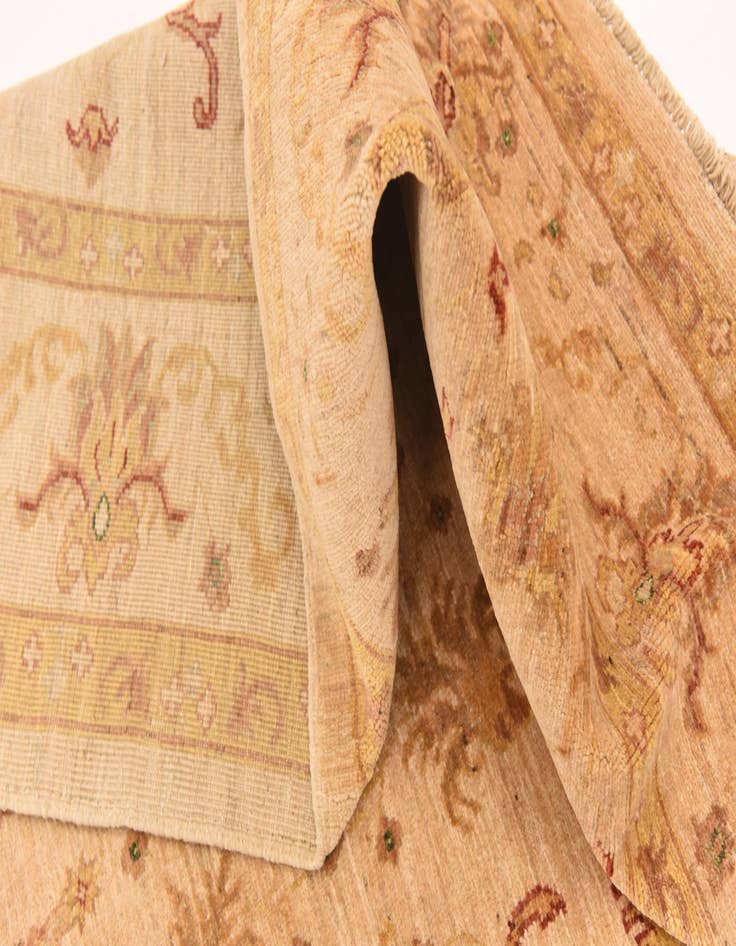 Detail image of  5' 10 x 7' 9  Hand Knotted Peshawar Ziegler Rug