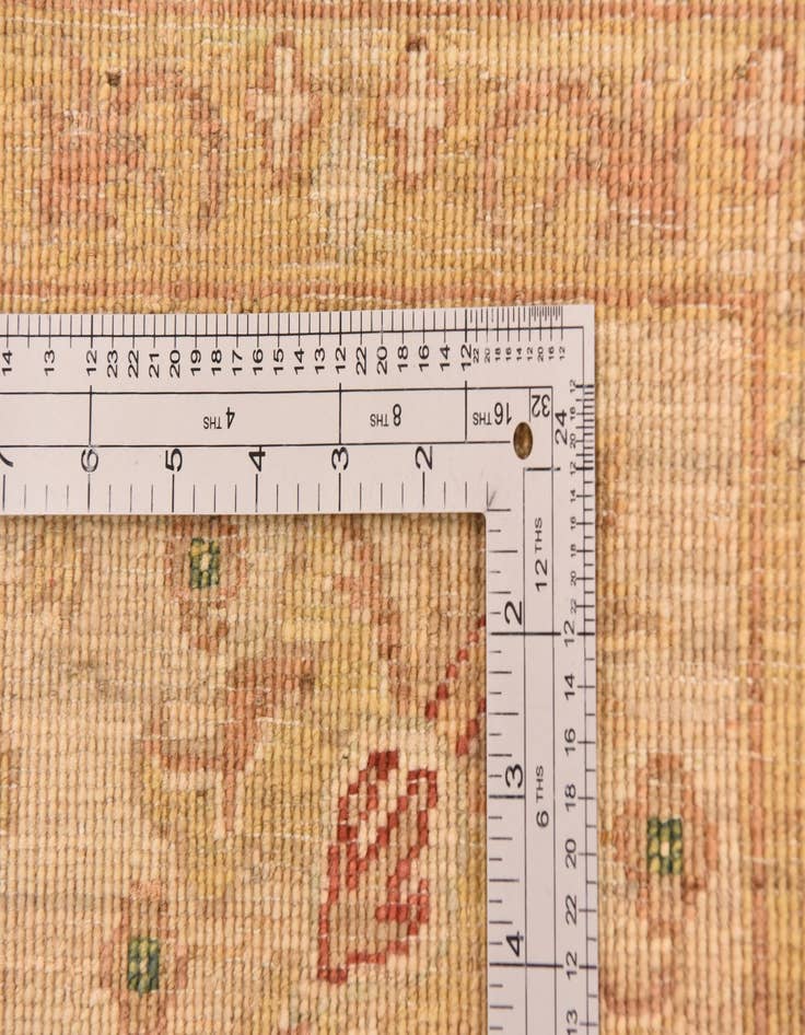 Detail image of  5' 10 x 7' 9  Hand Knotted Peshawar Ziegler Rug
