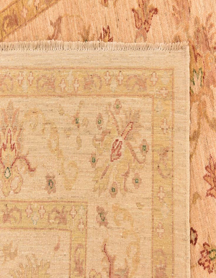 Detail image of  5' 10 x 7' 9  Hand Knotted Peshawar Ziegler Rug