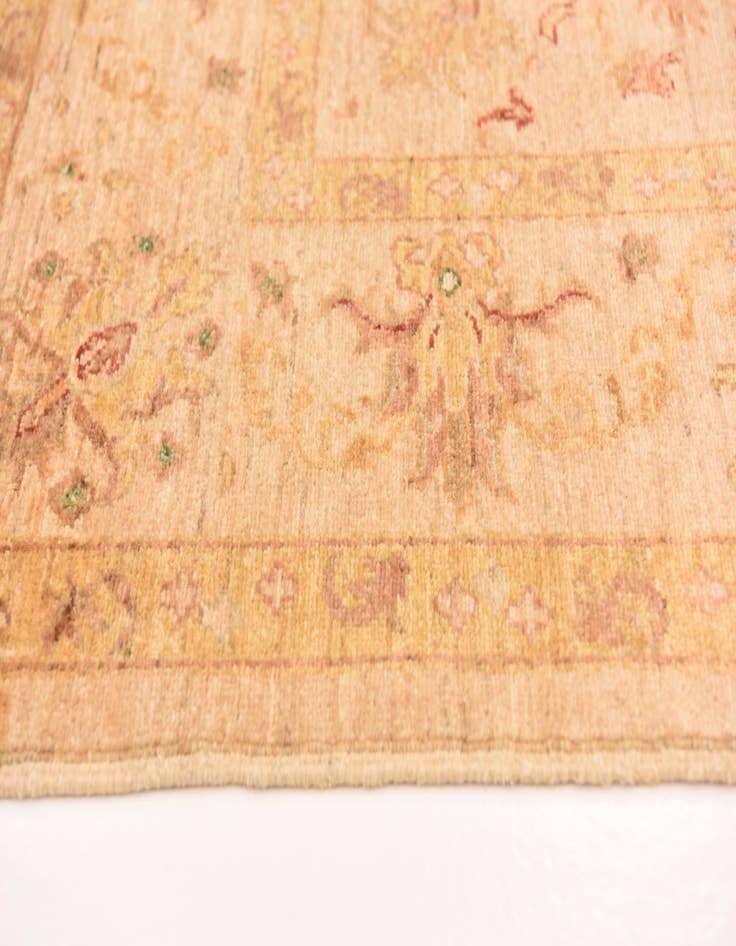 Detail image of  5' 10 x 7' 9  Hand Knotted Peshawar Ziegler Rug