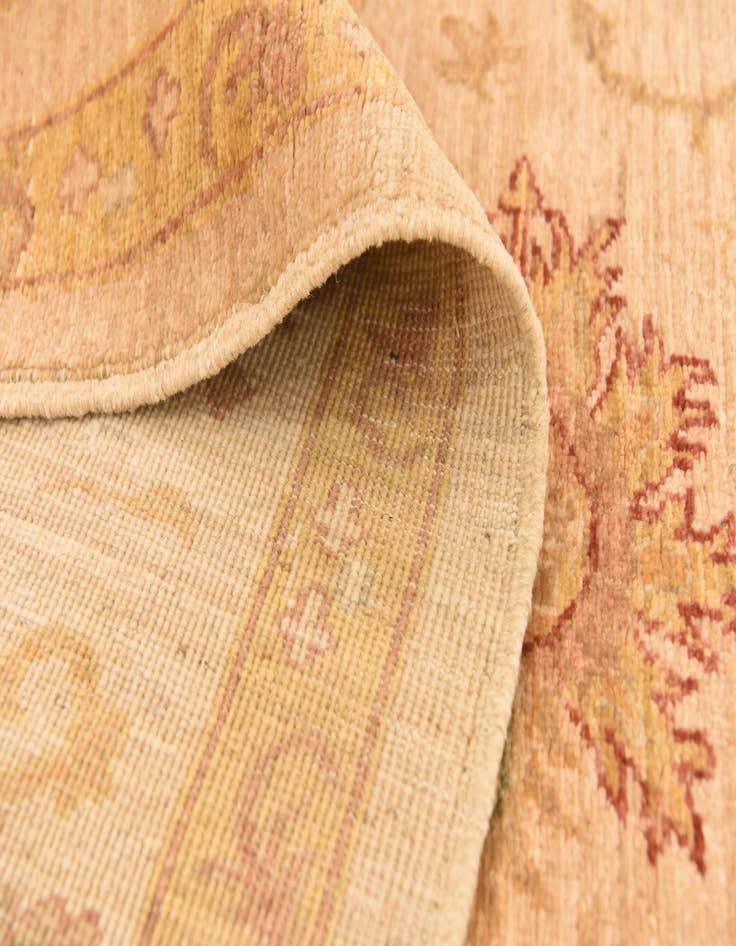 Detail image of  5' 10 x 7' 9  Hand Knotted Peshawar Ziegler Rug