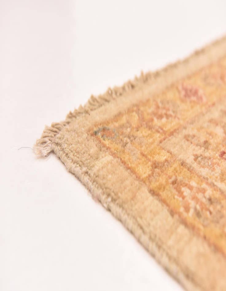 Detail image of  5' 9 x 8'  Hand Knotted Peshawar Ziegler Rug