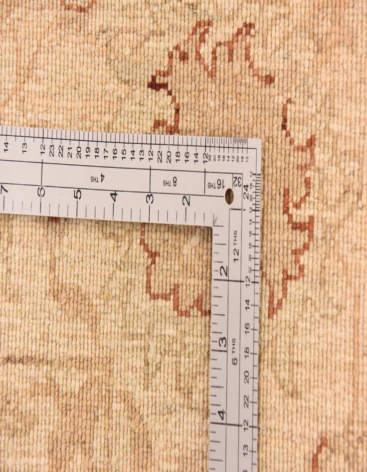 Detail image of  5' 7 x 7' 7  Hand Knotted Peshawar Ziegler Rug