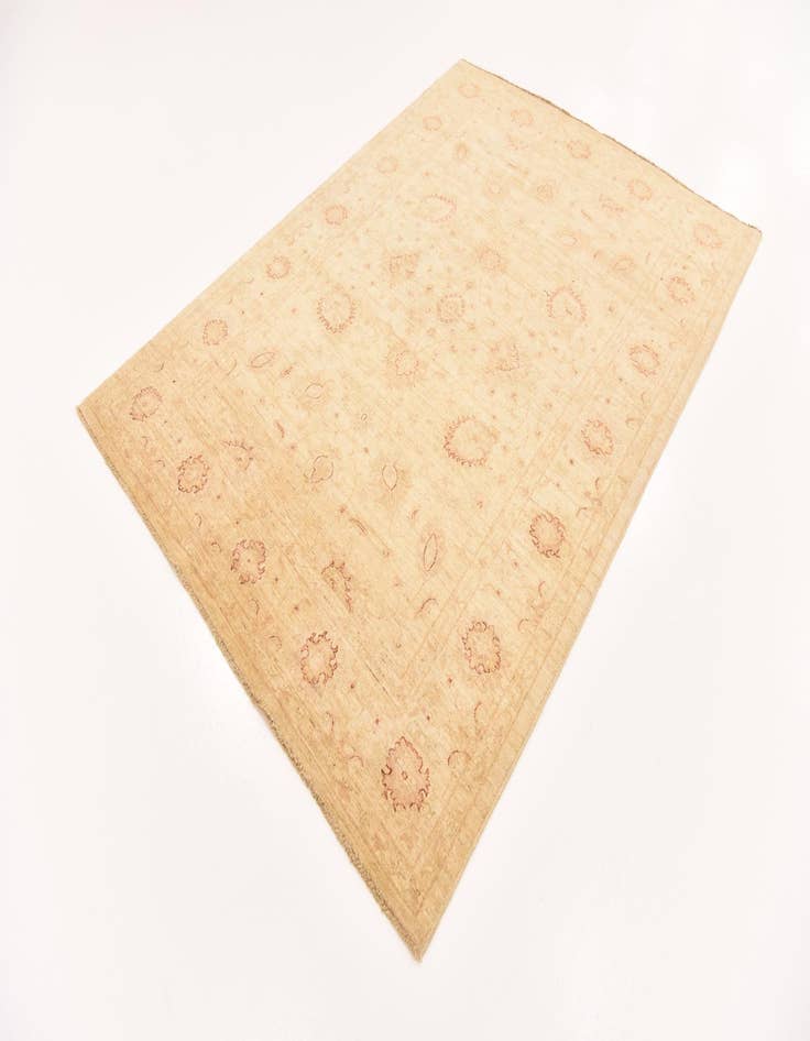 Detail image of  5' 7 x 7' 7  Hand Knotted Peshawar Ziegler Rug