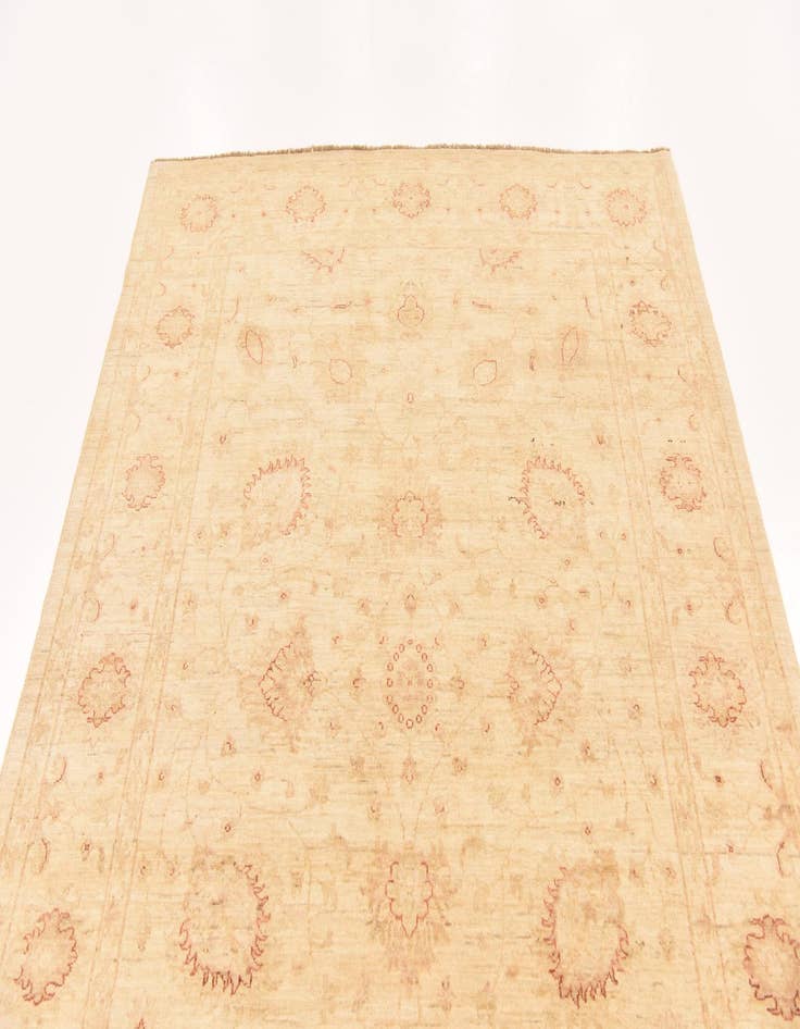 Detail image of  5' 7 x 7' 7  Hand Knotted Peshawar Ziegler Rug