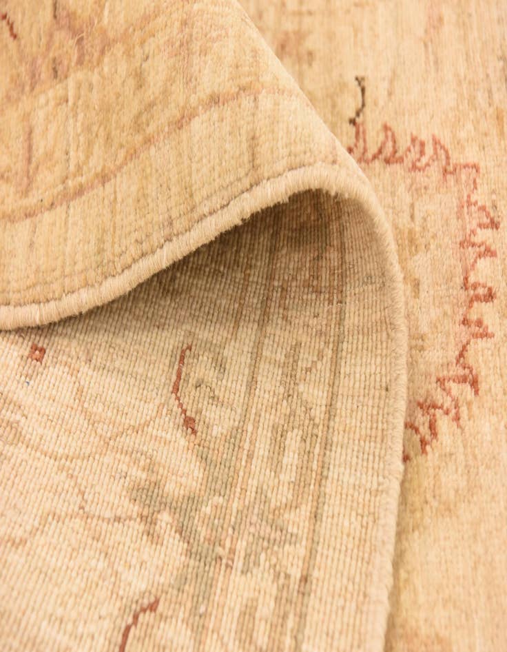 Detail image of  5' 7 x 7' 7  Hand Knotted Peshawar Ziegler Rug