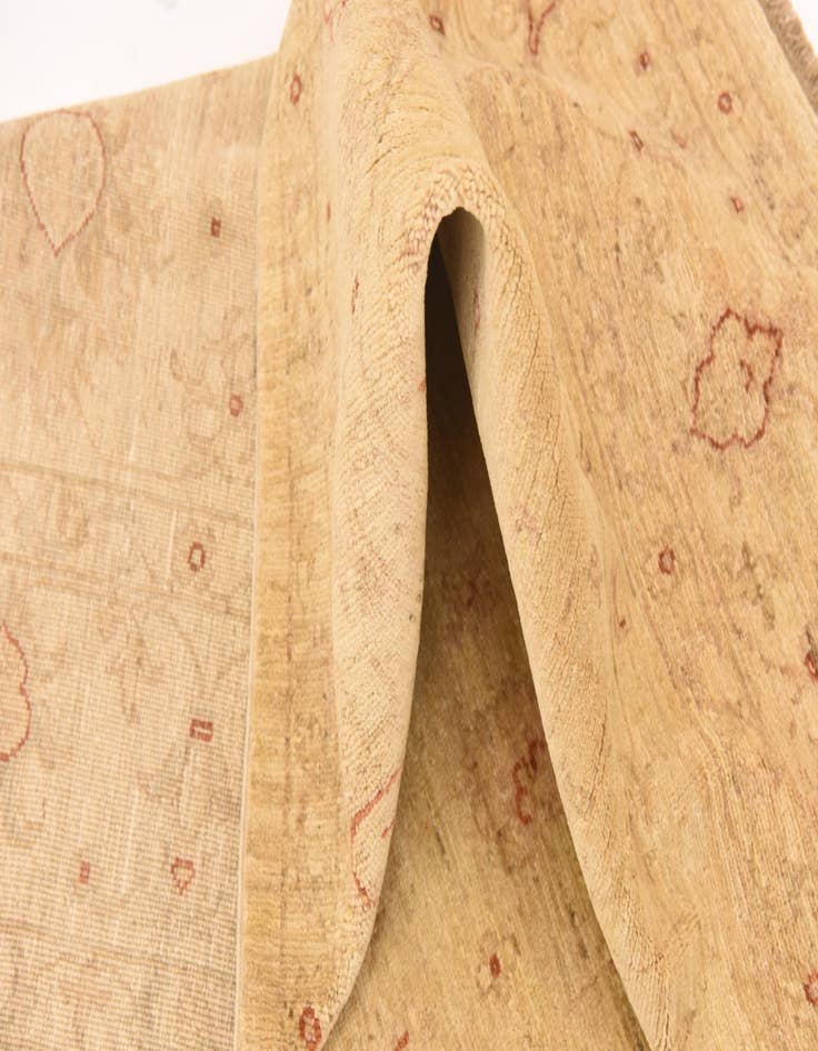 Detail image of  5' 7 x 8'  Hand Knotted Peshawar Ziegler Rug