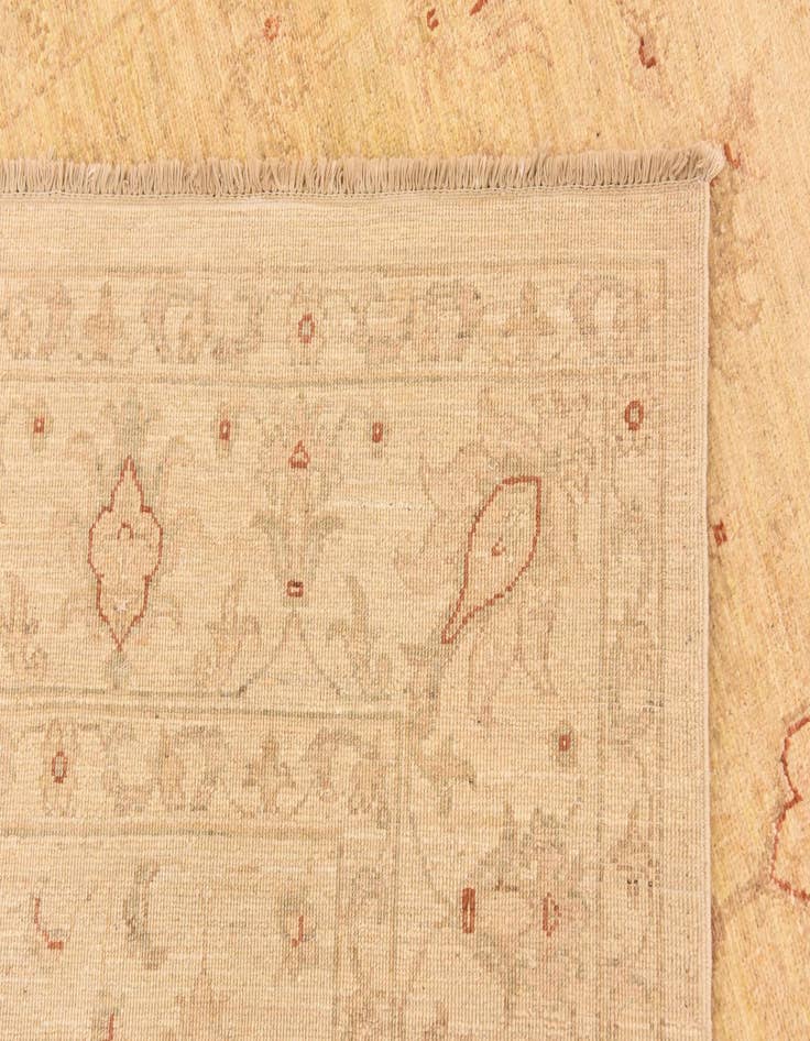 Detail image of  5' 7 x 8'  Hand Knotted Peshawar Ziegler Rug