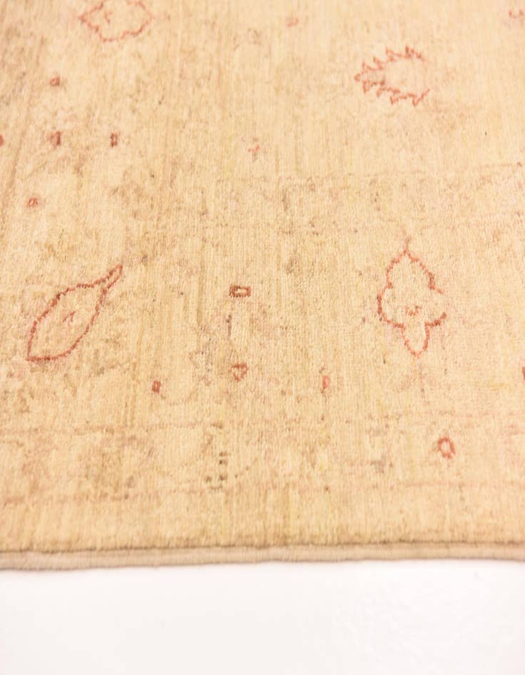 Detail image of  5' 7 x 8'  Hand Knotted Peshawar Ziegler Rug