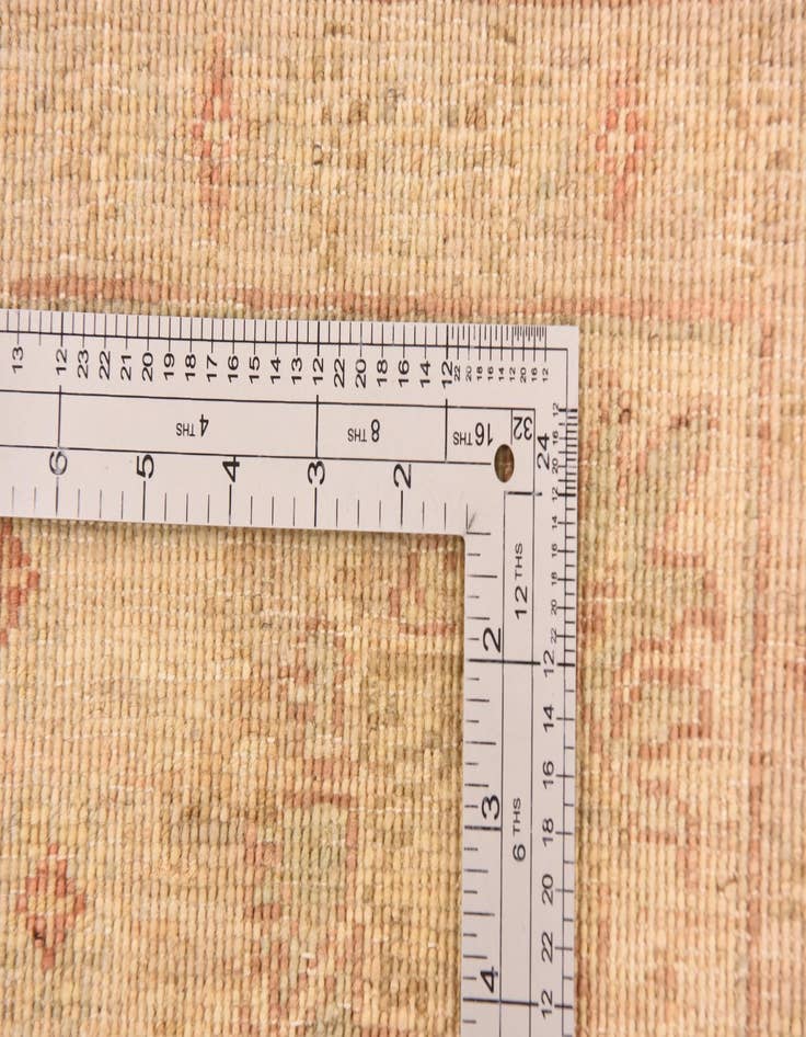 Detail image of  5' 7 x 8'  Hand Knotted Peshawar Ziegler Rug