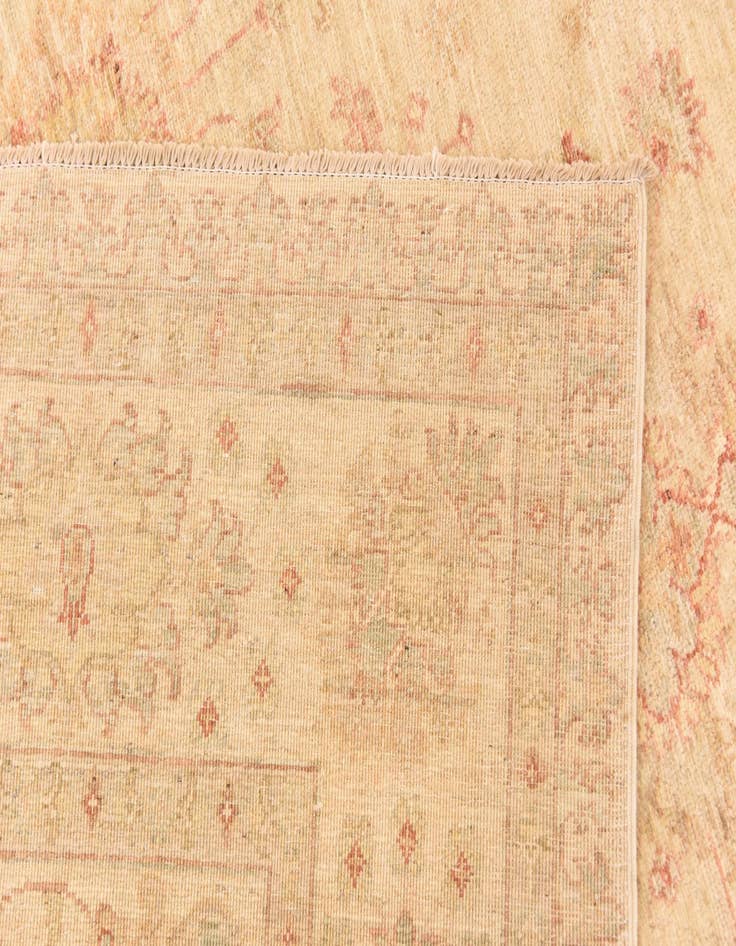 Detail image of  5' 7 x 8'  Hand Knotted Peshawar Ziegler Rug