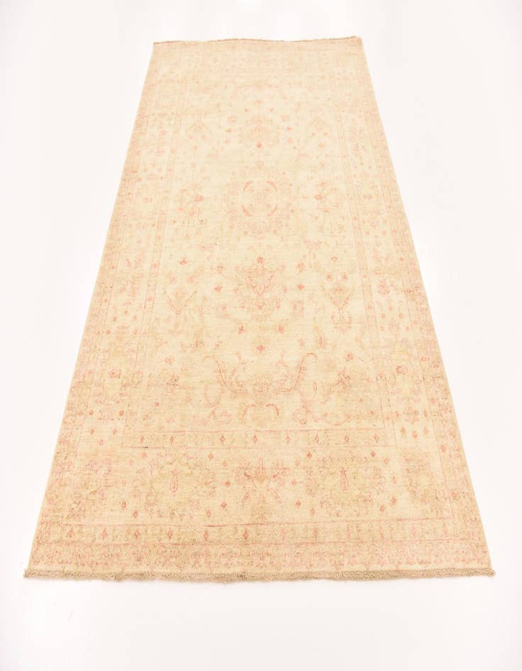 Detail image of  5' 7 x 8'  Hand Knotted Peshawar Ziegler Rug