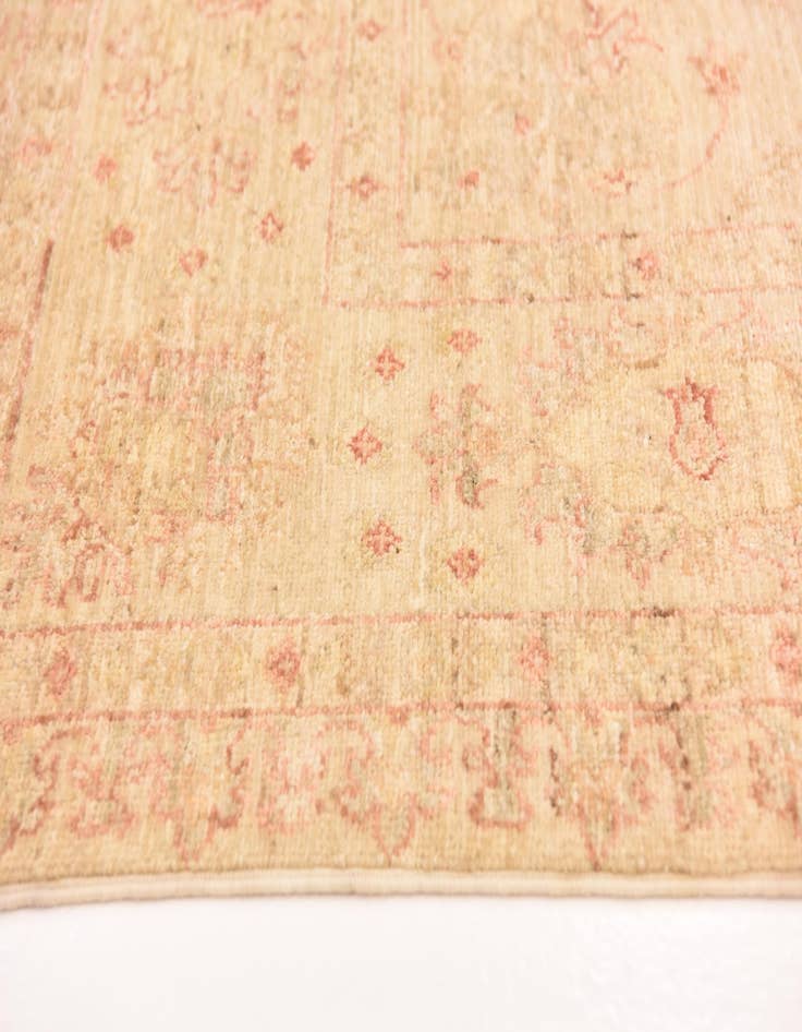 Detail image of  5' 7 x 8'  Hand Knotted Peshawar Ziegler Rug