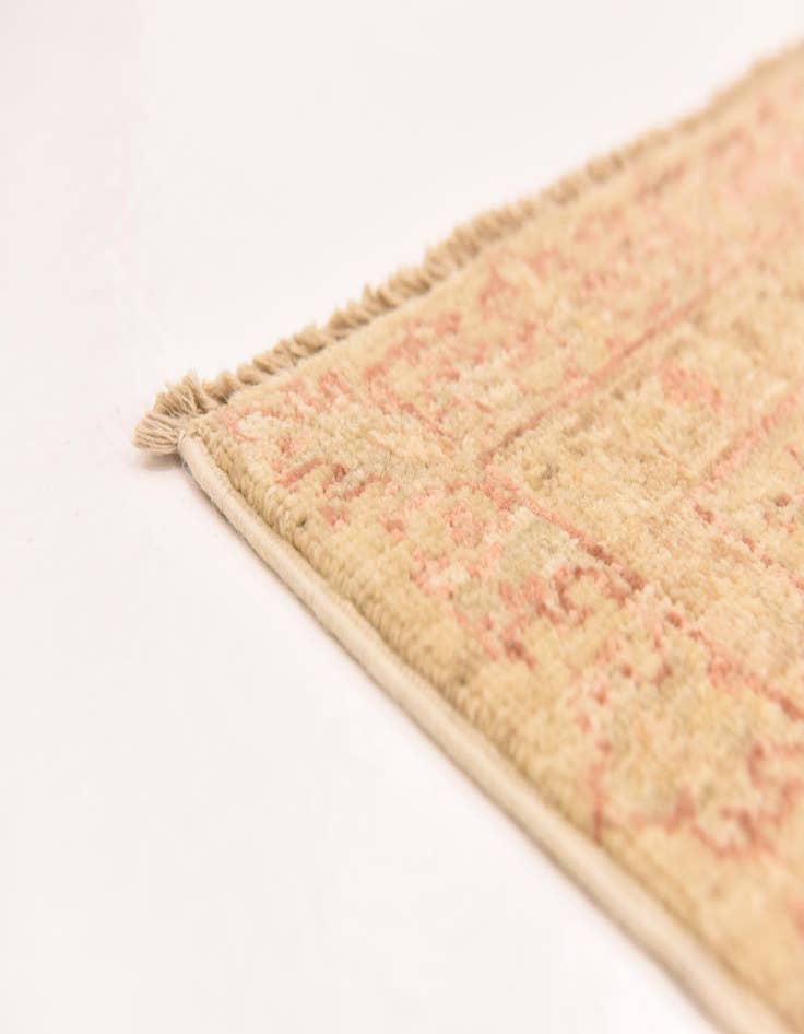 Detail image of  5' 7 x 8'  Hand Knotted Peshawar Ziegler Rug