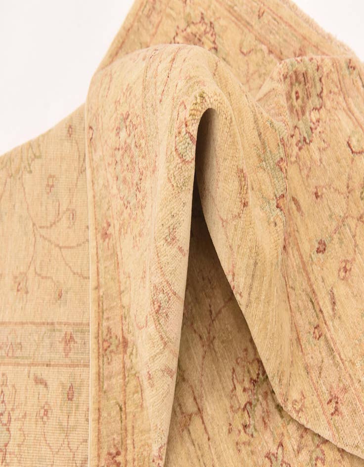 Detail image of  5' 7 x 8' 2  Hand Knotted Peshawar Ziegler Rug