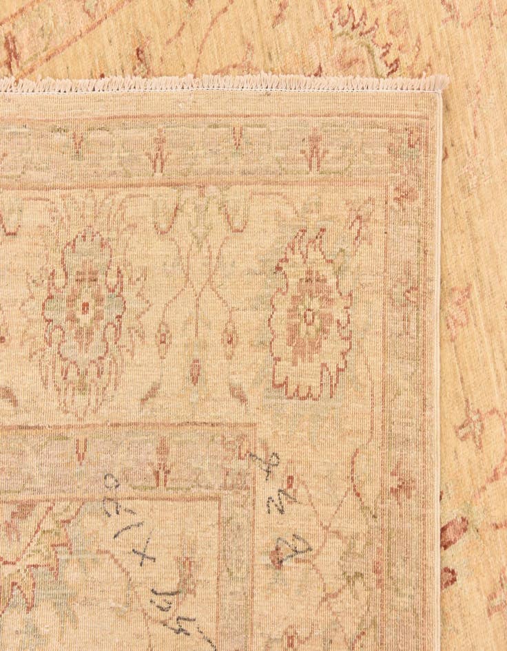 Detail image of  5' 7 x 8' 2  Hand Knotted Peshawar Ziegler Rug