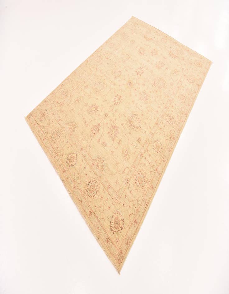 Detail image of  5' 7 x 8' 2  Hand Knotted Peshawar Ziegler Rug