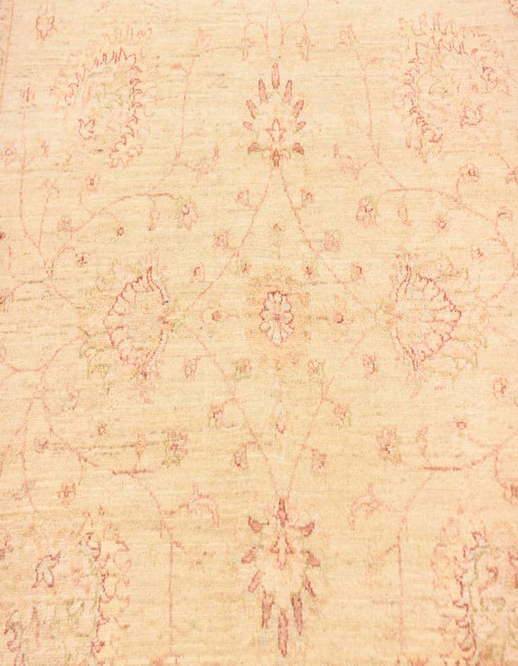 Detail image of  5' 7 x 8' 2  Hand Knotted Peshawar Ziegler Rug